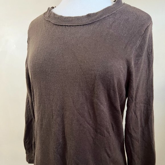 New York & Company brown tunic sweater - Picture 2 of 10